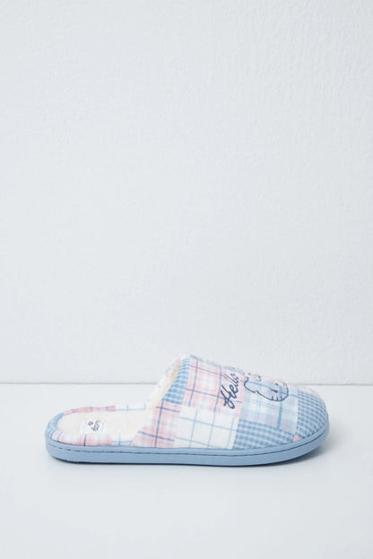 Women Secret White Print Women Hello Kitty Patchwork Slippers SKU: 4994456_97 Image 04