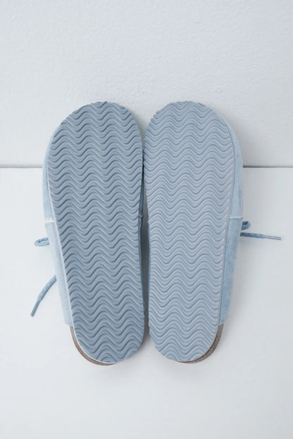 Women Secret Medium Blue Women Blue Lined Loafer Slippers SKU: 4994528_14 Image 03
