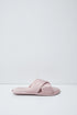Women Secret Pink Women Pink Satin Cross-Strap Slippers SKU: 4994533_71 Image 01