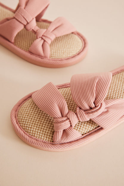 Pink Knot House Shoe_04