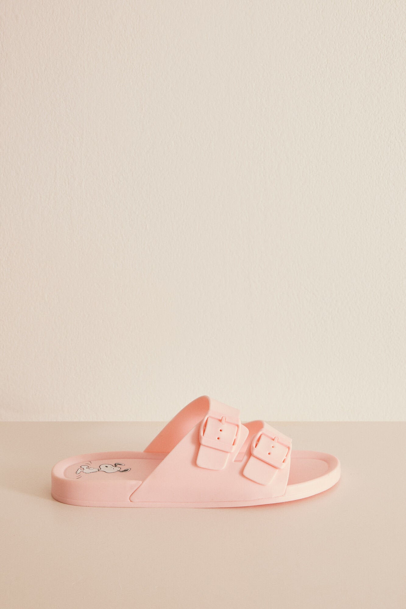 Snoopy Pink Injected Sandals_07