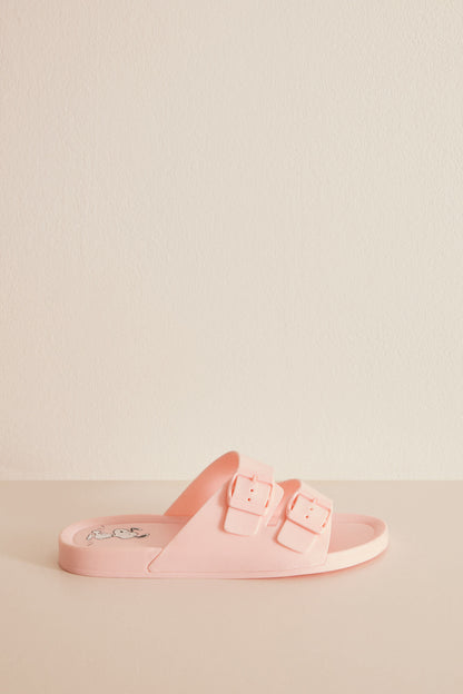 Snoopy Pink Injected Sandals_07