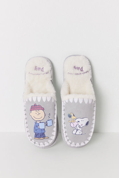 Snoopy Gray Hair House Slippers_4998027_44_01