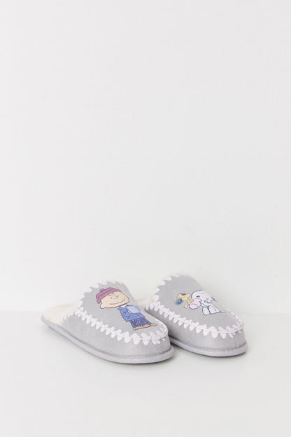 Snoopy Gray Hair House Slippers_4998027_44_03