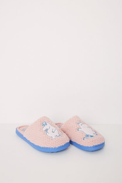 Moomin Pink Texture House Shoe_04