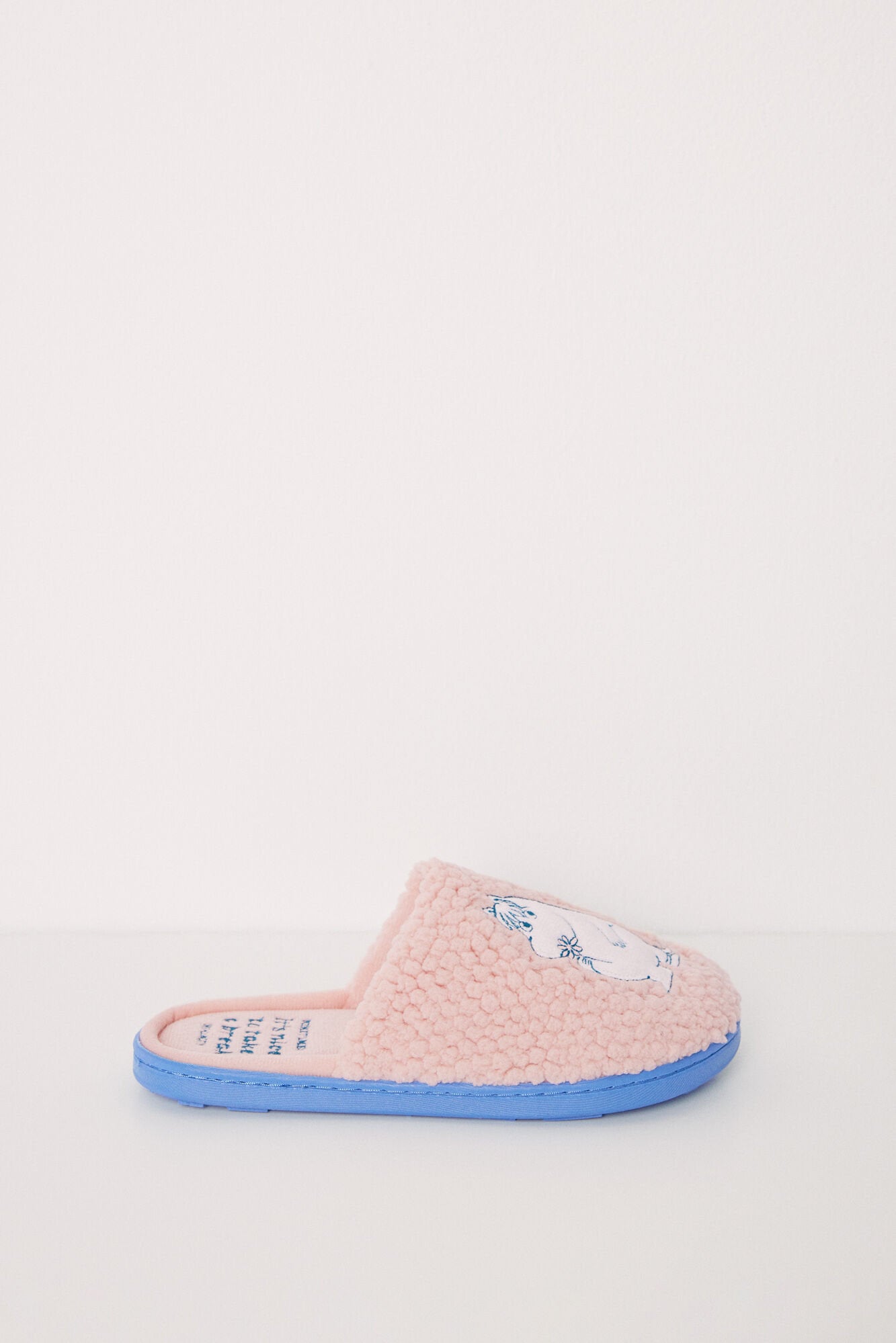 Moomin Pink Texture House Shoe_05