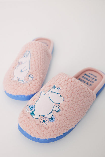 Moomin Pink Texture House Shoe_06