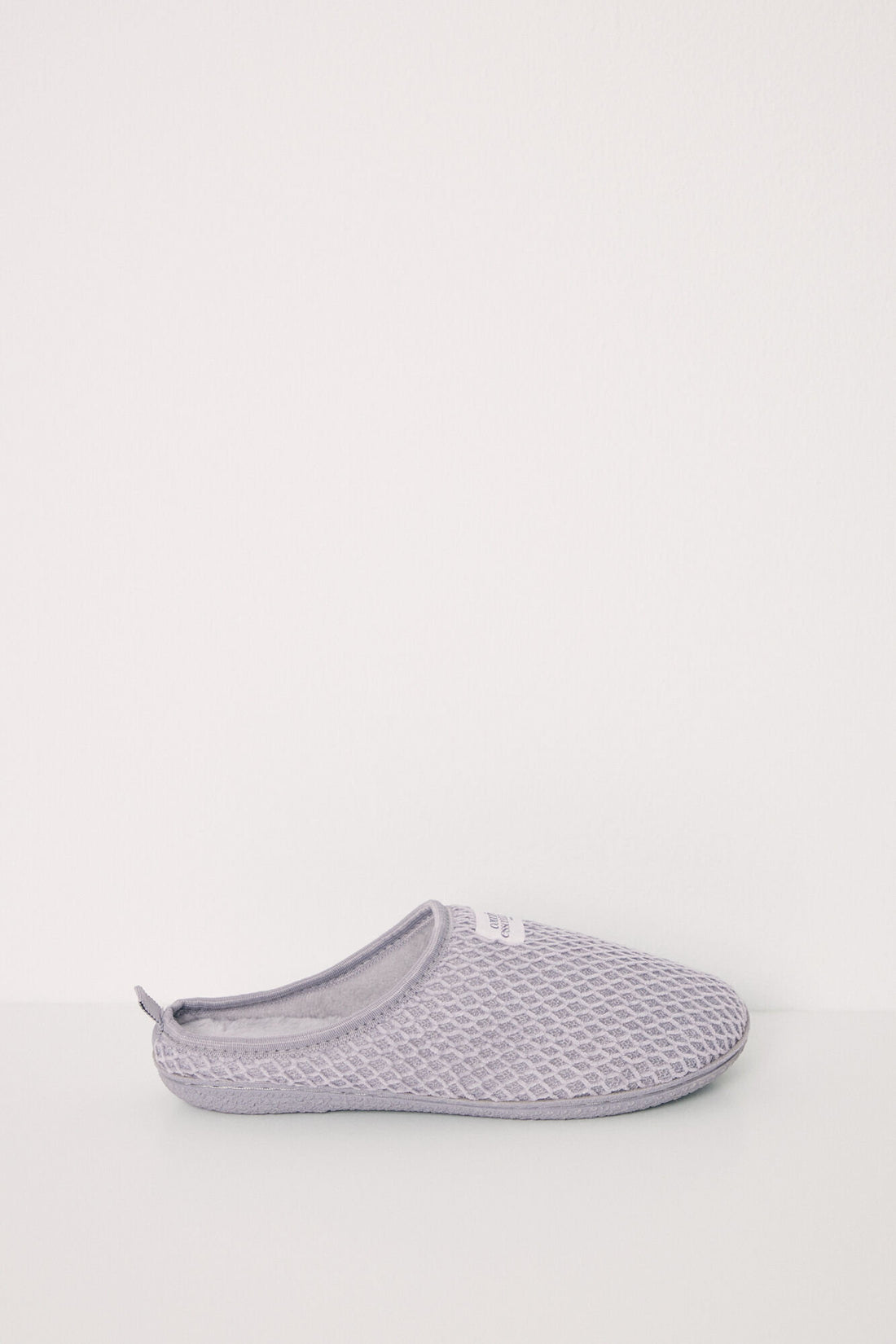 Gray Chenilla House Slippers_01