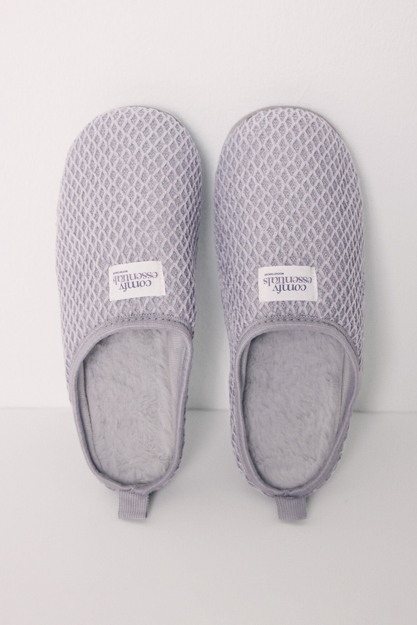 Gray Chenilla House Slippers_02