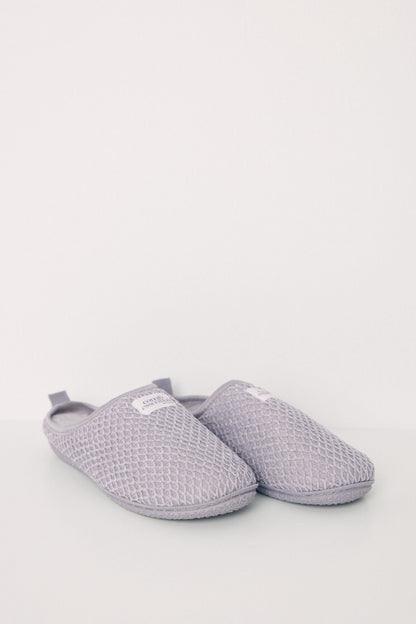 Gray Chenilla House Slippers_03