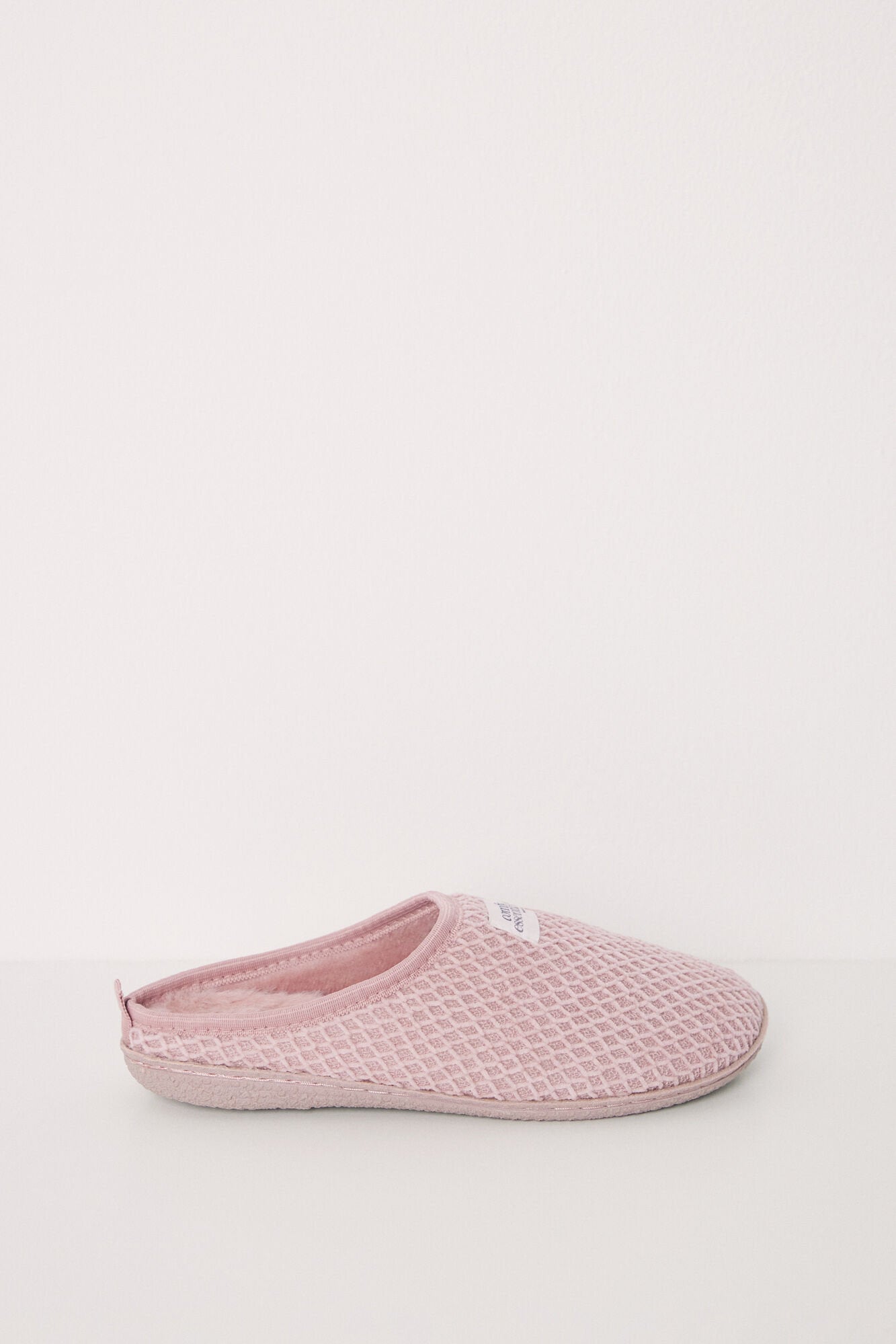 Pink Chenilla House Slippers_04