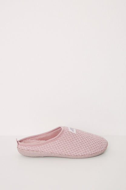 Pink Chenilla House Slippers_04