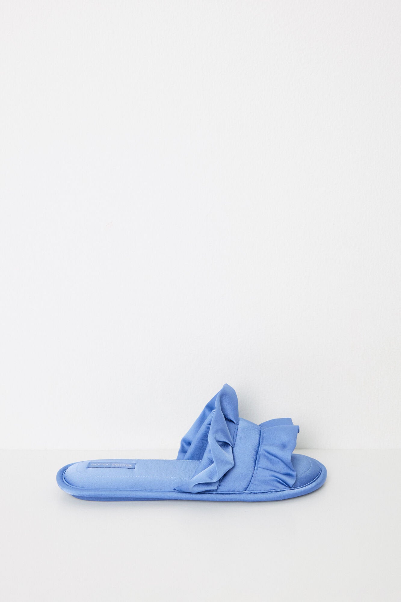 Women Secret_Satin Slippers with Blue Ruffles_4999669_19_05