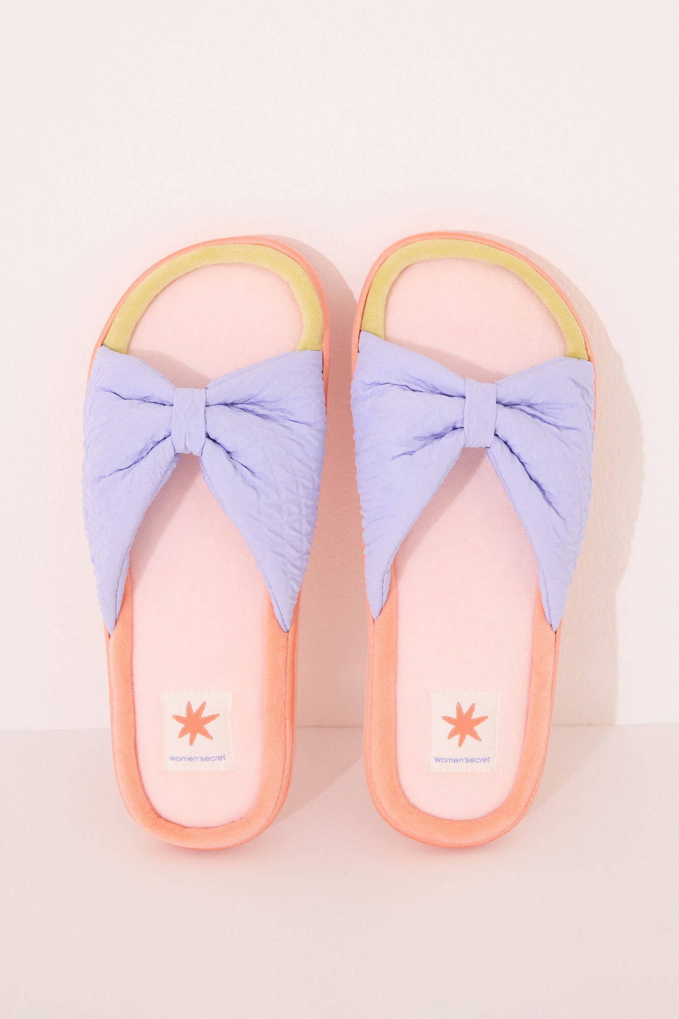 Women Secret_Open-Toed Slippers with Velour Bow Or Tie_4999691_97_02