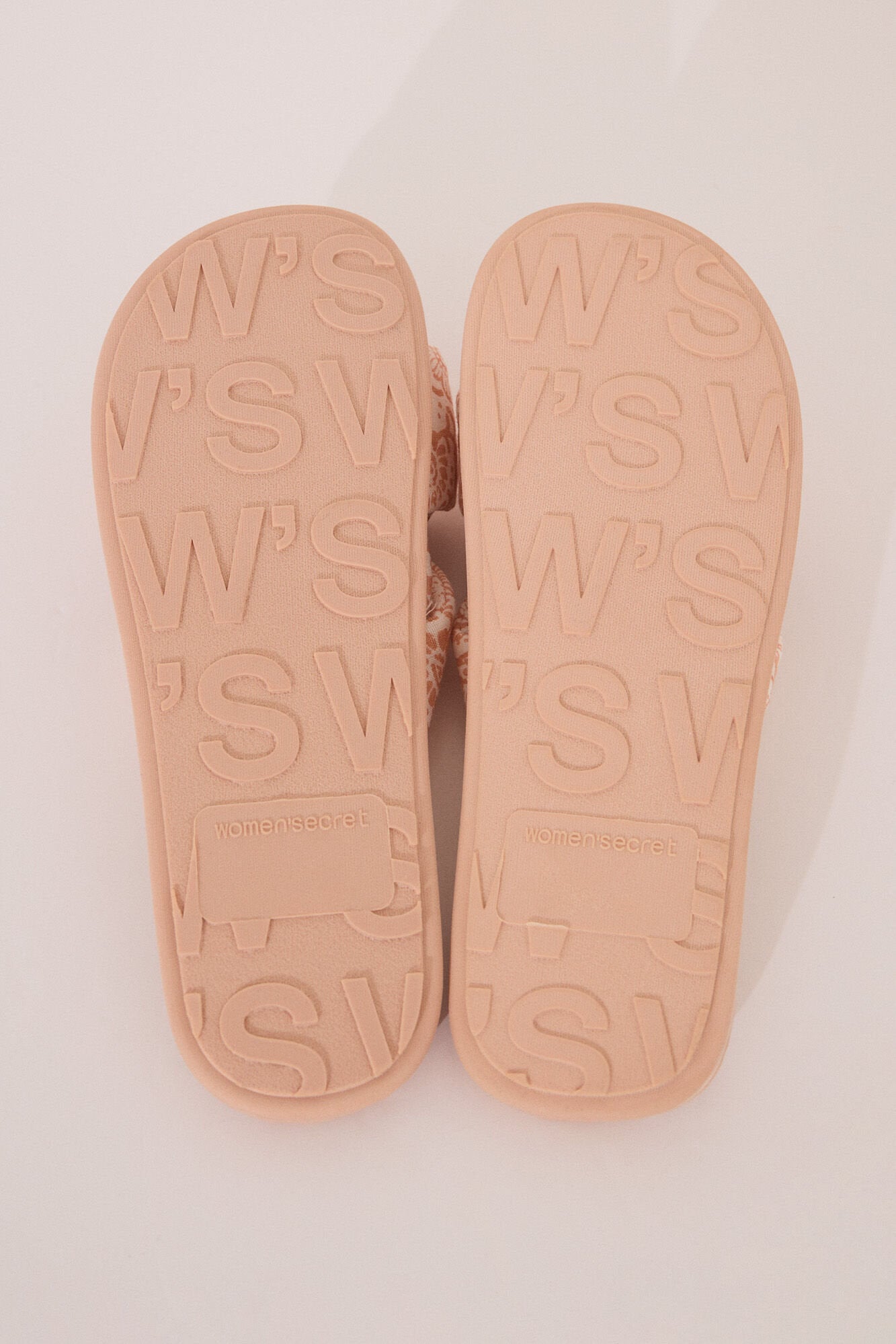 Women Secret_Orange Peach Raffia Knotted Upper Slippers_4999705_67_05