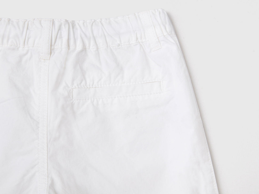 100% Cotton Shorts With Drawstring_4AC7G900O_101_02