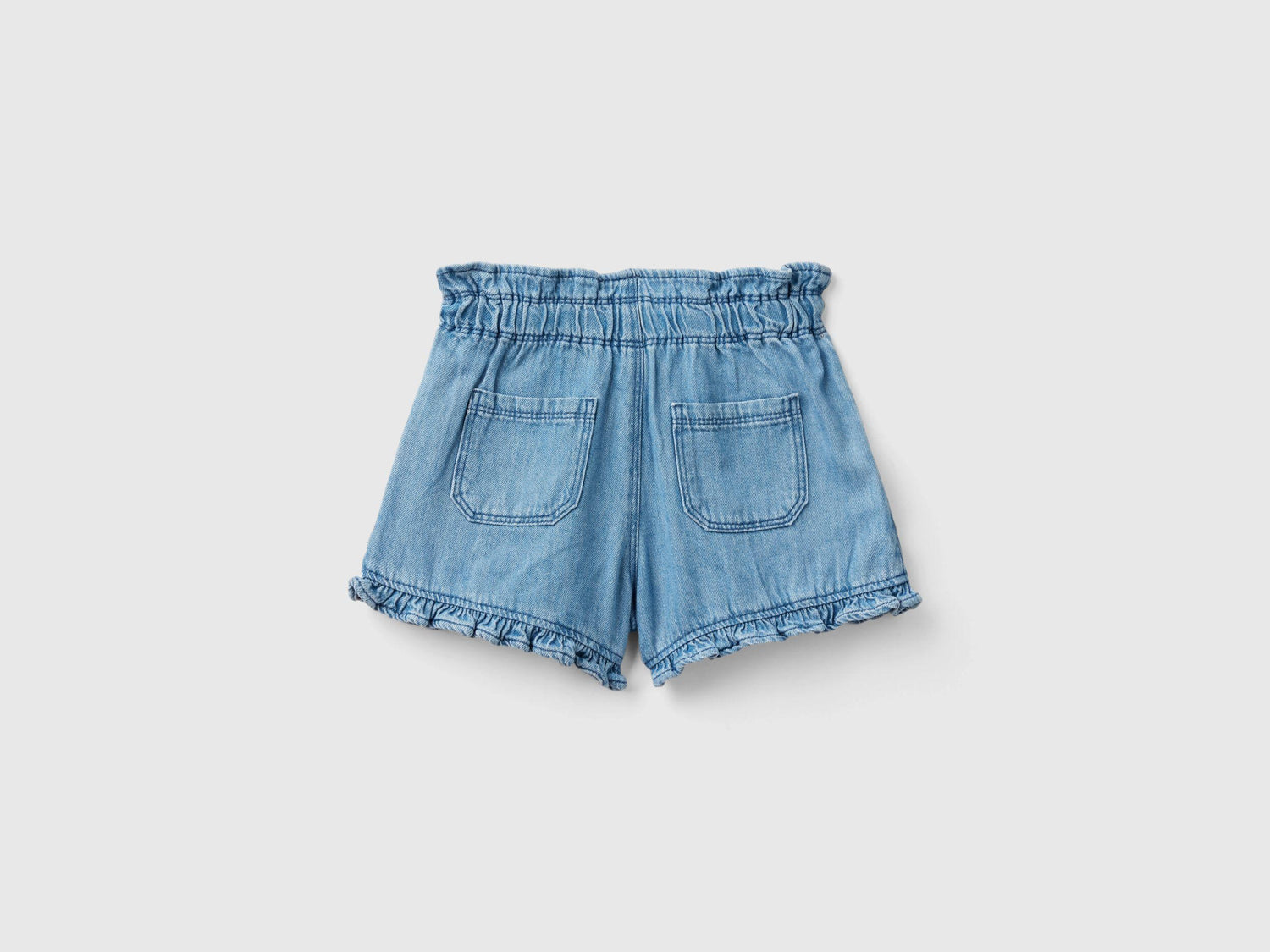 Paperbag Bermudas In Lightweight Denim_4AD6G901N_901_02