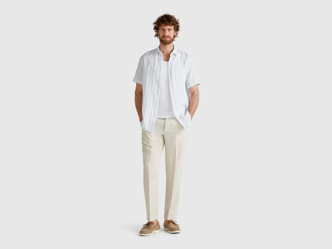 Benetton_Chinos in Pure Linen_4AGH55HW8_152_01