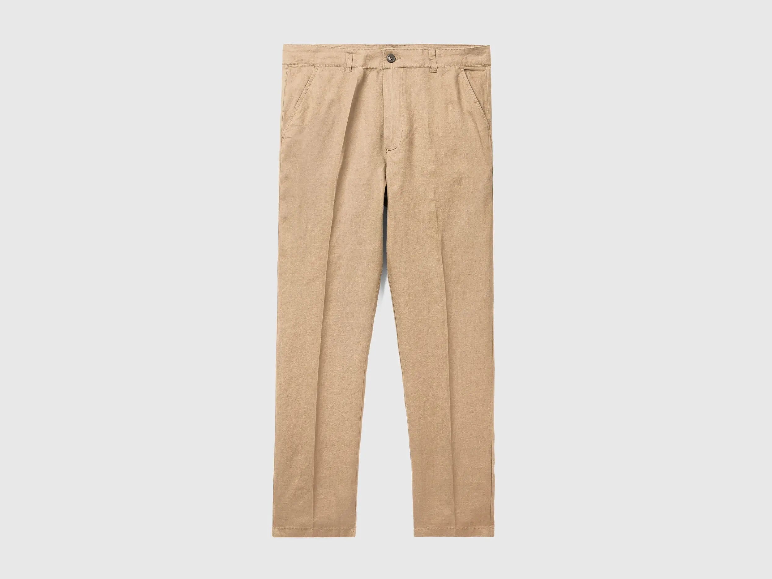 Chinos In Pure Linen_4AGH55HW8_393_04