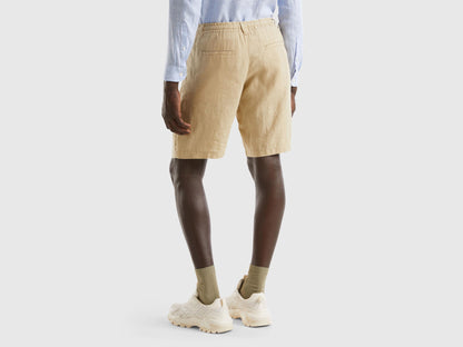 Bermudas In 100% Linen_4AGH59578_393_02