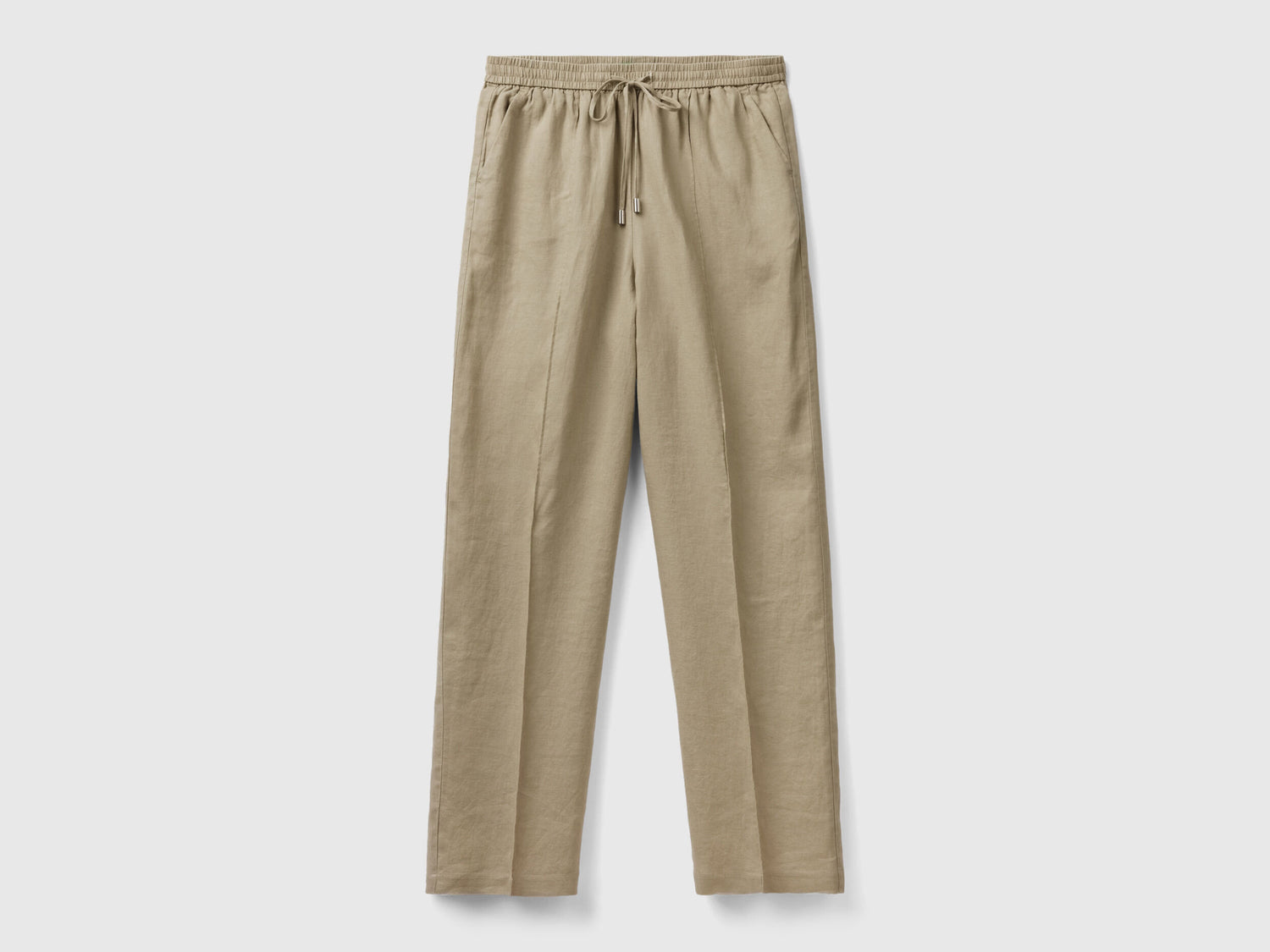 Trousers In Pure Linen With Elastic_4Aghdf03C_0W9_04