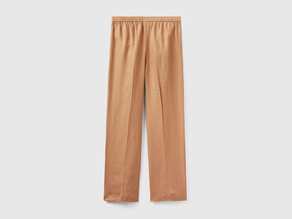 Trousers In Pure Linen With Elastic_4AGHDF03C_193_05