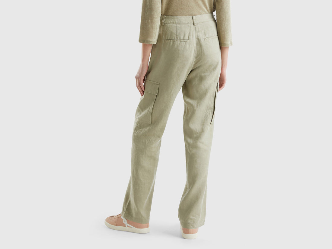 Pure Linen Cargo Trousers_4Aghdf05V_0W9_02