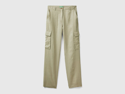 Pure Linen Cargo Trousers_4Aghdf05V_0W9_04