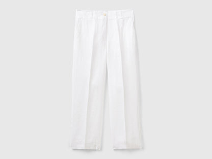 Straight Trousers In Pure Linen_4AGHDF06R_101_04