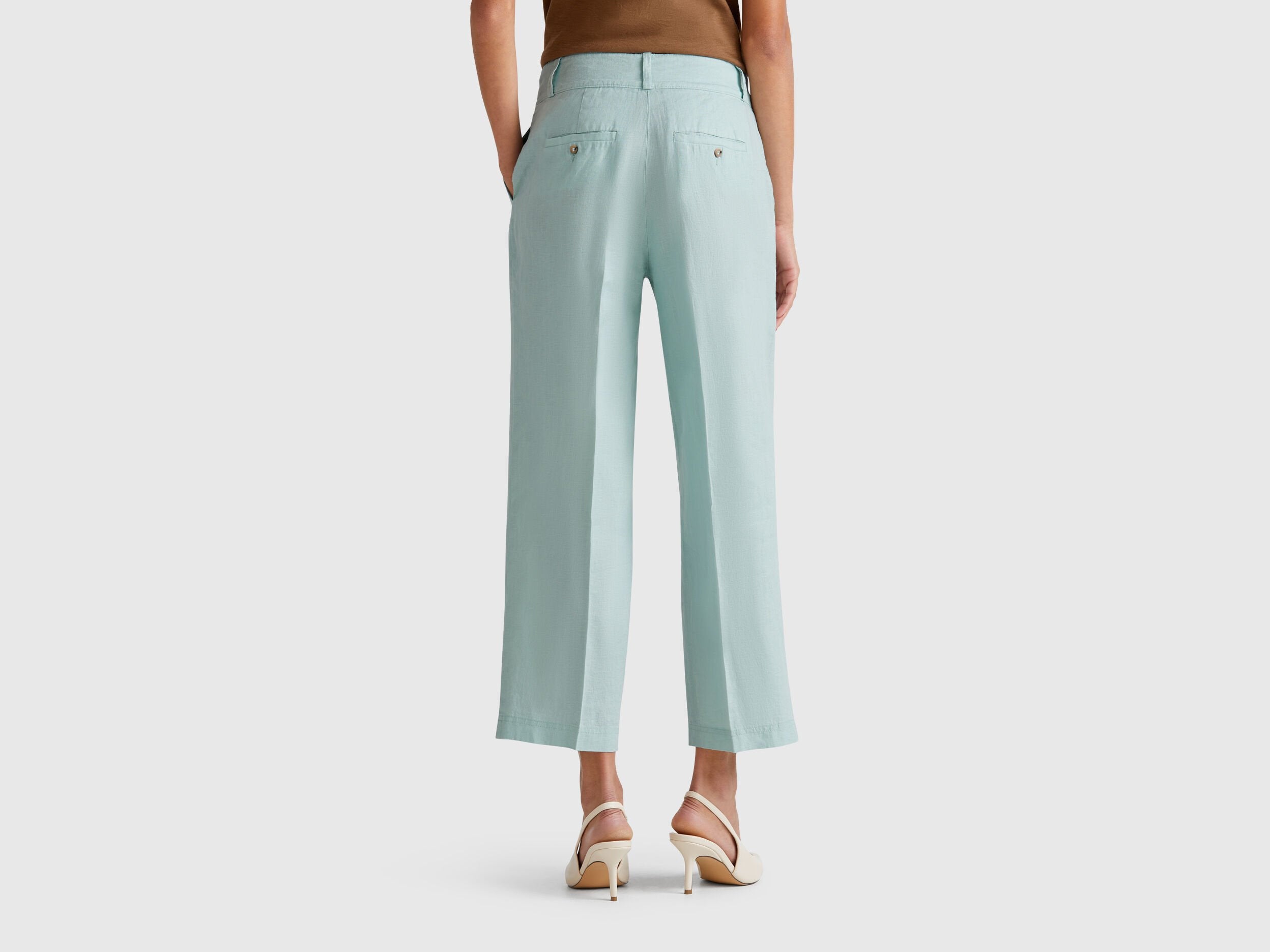 Benetton_Straight Trousers in Pure Linen_4AGHDF06R_17H_03