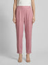 Benetton Pink Women 100% Linen Cigarette Trousers SKU: 4AGHDF079_0K3 Image 00