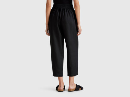 Benetton_Soft Trousers in Pure Linen_4AGHDF08L_100_03