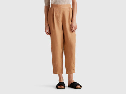 Benetton_Soft Trousers in Pure Linen_4AGHDF08L_193_02