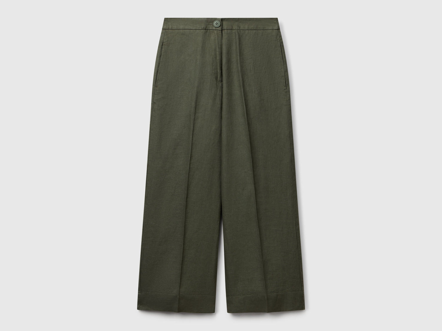 Benetton_Cropped Sweatpants in Pure Linen_4AGHDF08M_20W_04
