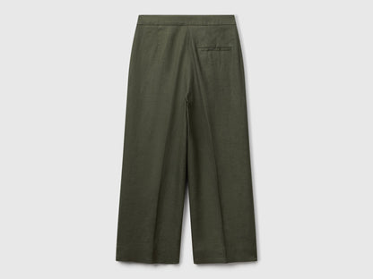 Benetton_Cropped Sweatpants in Pure Linen_4AGHDF08M_20W_05