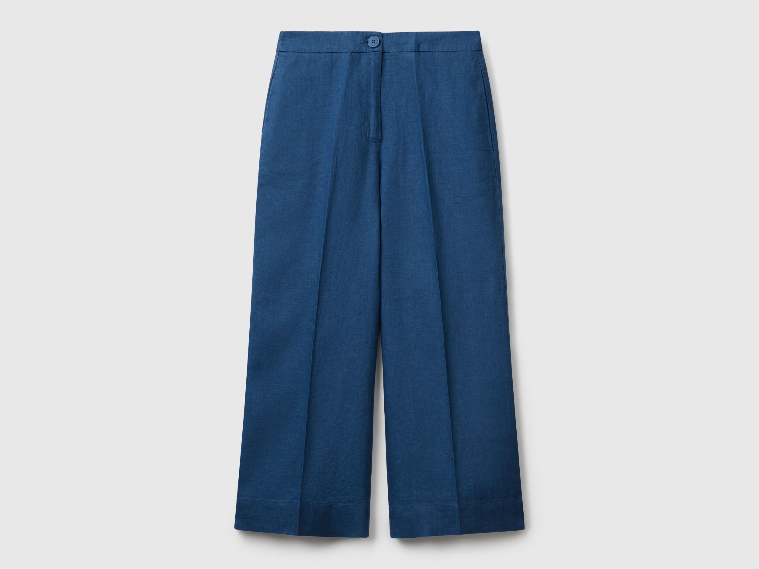 Benetton_Cropped Sweatpants in Pure Linen_4AGHDF08M_217_04