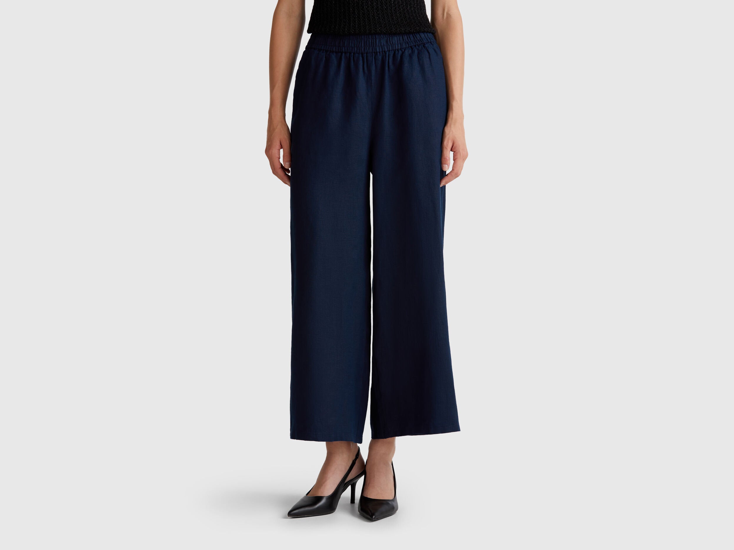 Benetton_Wide Leg Trousers in Pure Linen_4AGHDF09G_016_02