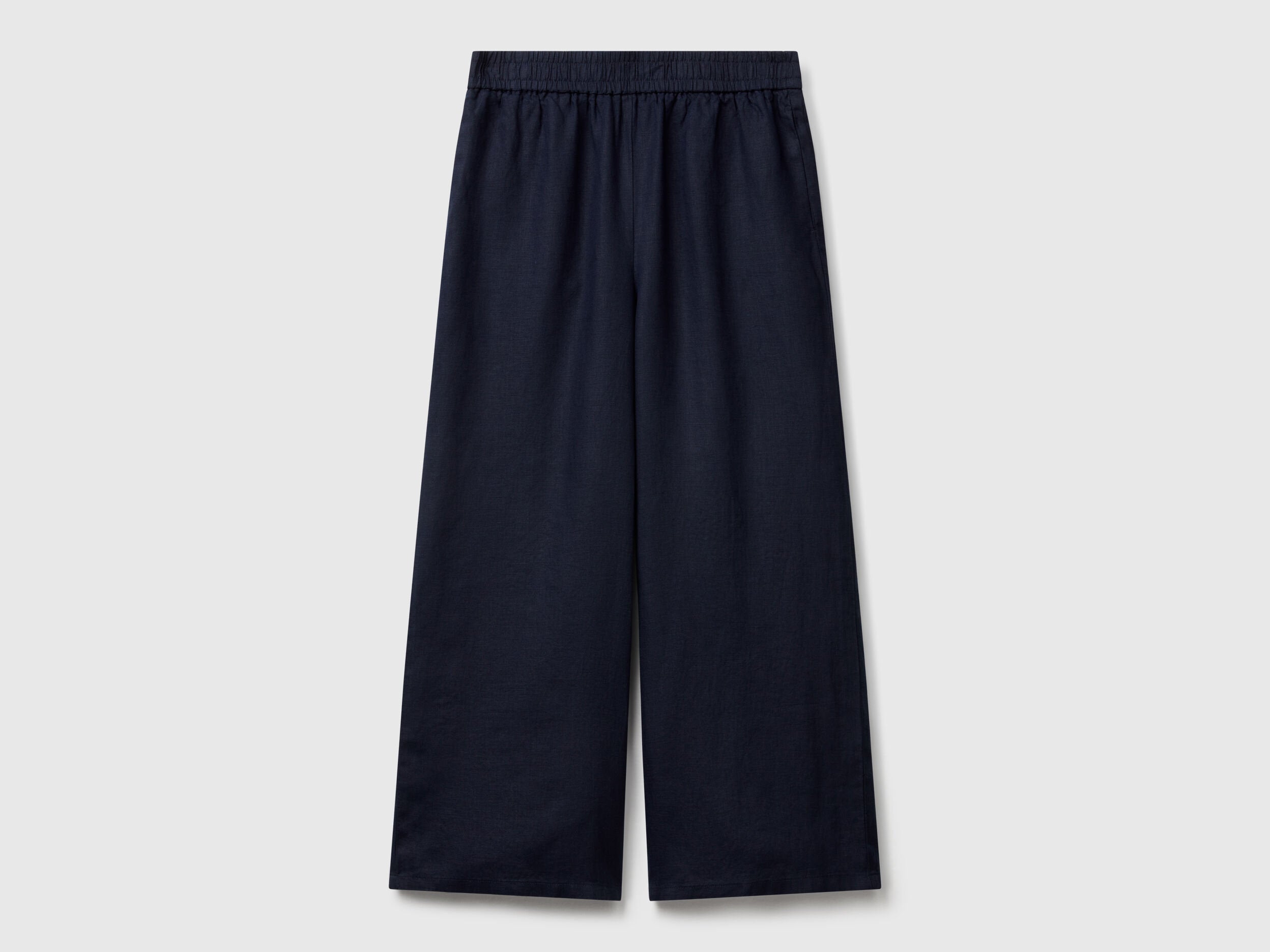 Benetton_Wide Leg Trousers in Pure Linen_4AGHDF09G_016_04