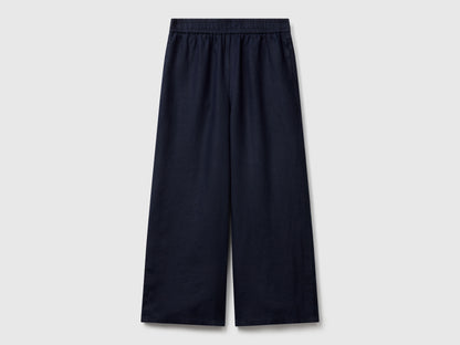 Benetton_Wide Leg Trousers in Pure Linen_4AGHDF09G_016_04