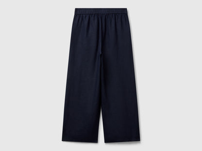 Benetton_Wide Leg Trousers in Pure Linen_4AGHDF09G_016_05
