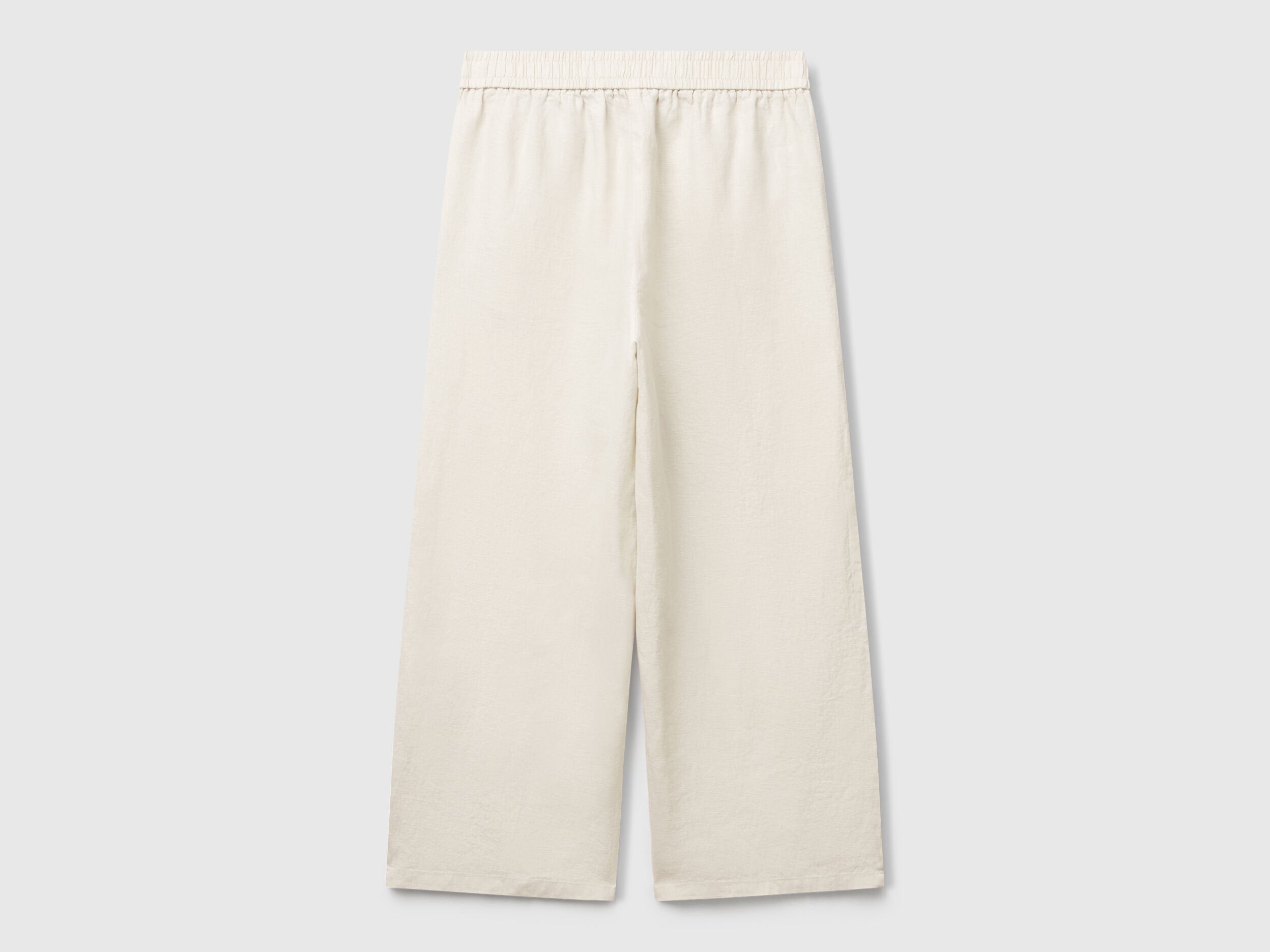Benetton_Wide Leg Trousers in Pure Linen_4AGHDF09G_152_05