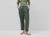 Benetton Green Women 100% Linen Straight Trousers SKU: 4AGHDF0AY_20W Image 02