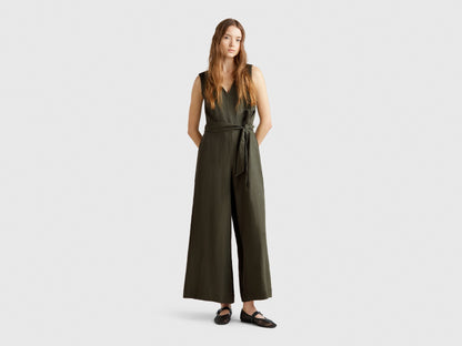 Benetton_Jumpsuit in Pure Linen_4AGHDT00E_20W_01