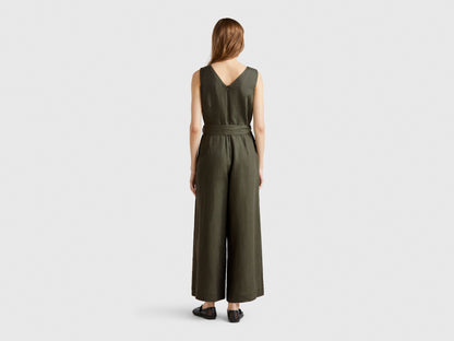 Benetton_Jumpsuit in Pure Linen_4AGHDT00E_20W_02