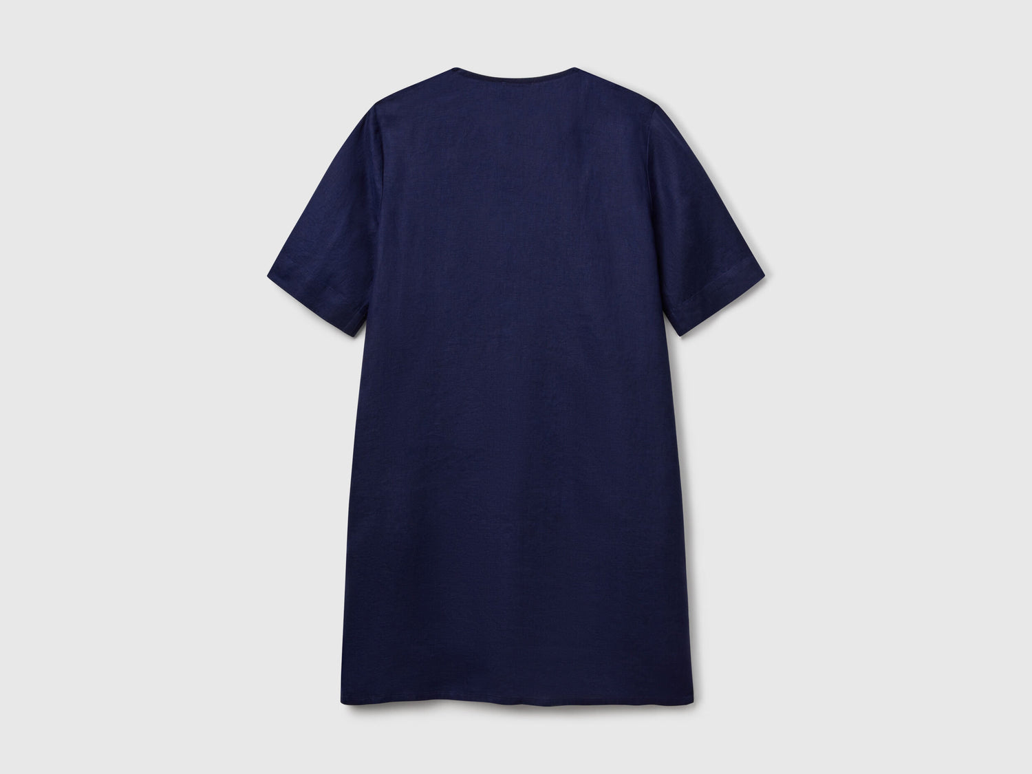 Benetton_Short Sleeve Dress in Pure Linen_4AGHDV0B0_252_05
