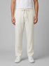 Benetton Creamy White Men Trousers in Pure Linen with Drawstring SKU: 4AGHUF00M_074 Image 00