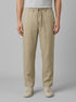 Benetton Light Green Men Pure Linen Drawstring Trousers SKU: 4AGHUF00M_0W9 Image 00