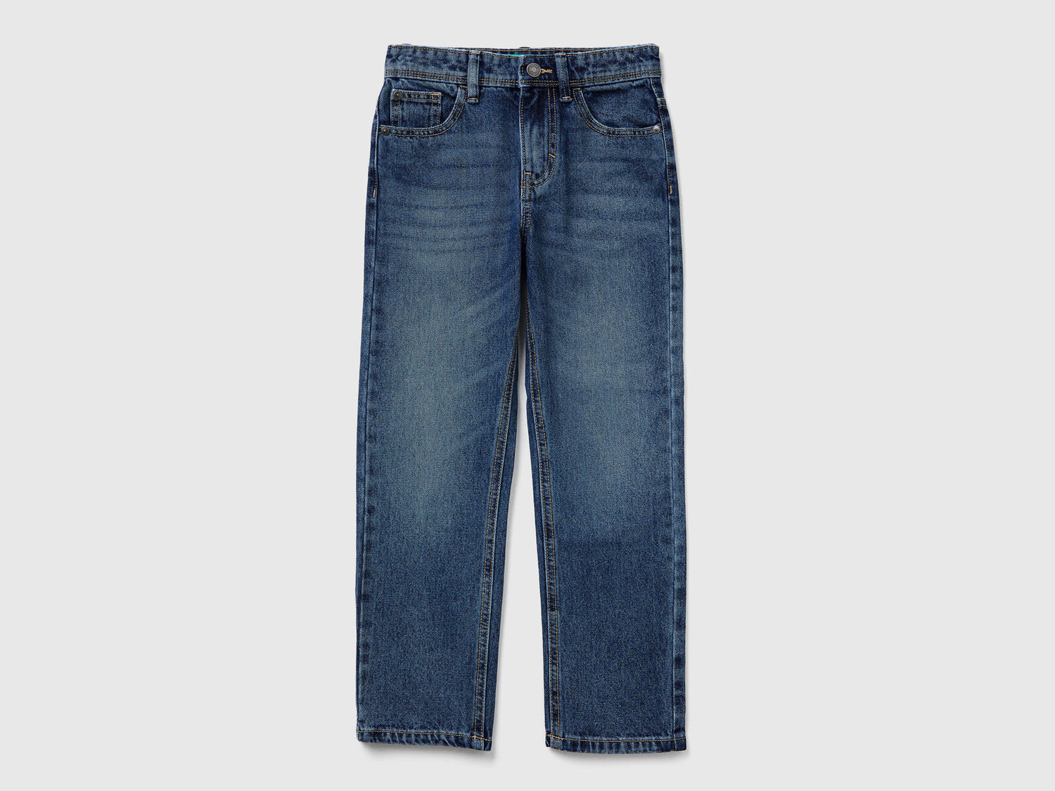Benetton_Dark Blue_Straight Leg Jeans_4AW7CE021_901_01