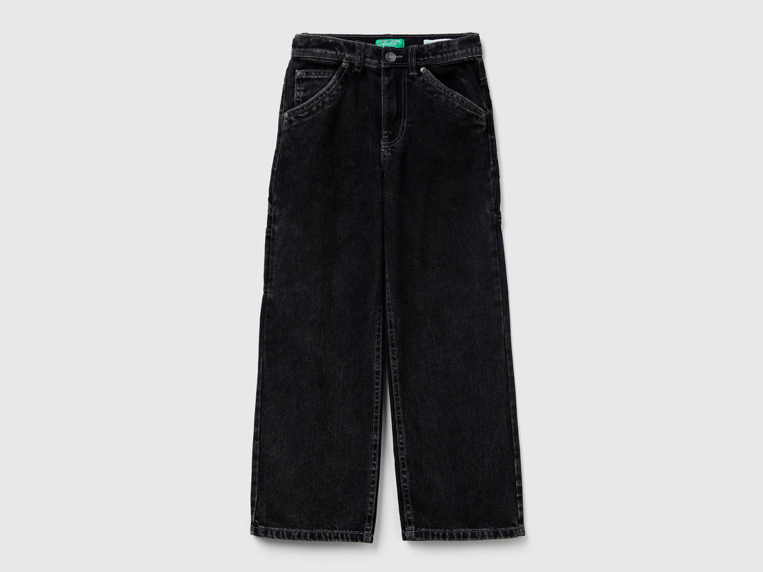 Benetton_Black_Worker Style Jeans_4AW7CE03G_800_01
