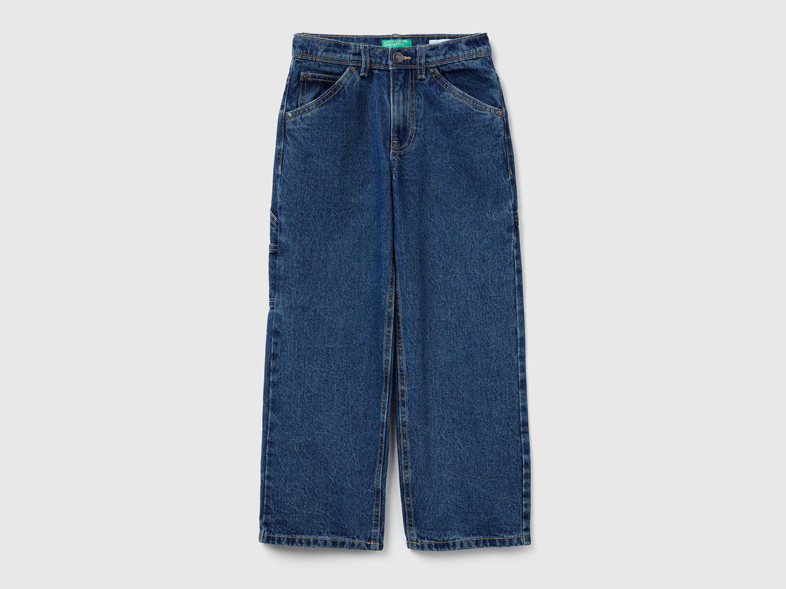 Benetton_Blue_Worker Style Jeans_4AW7CE03G_901_01